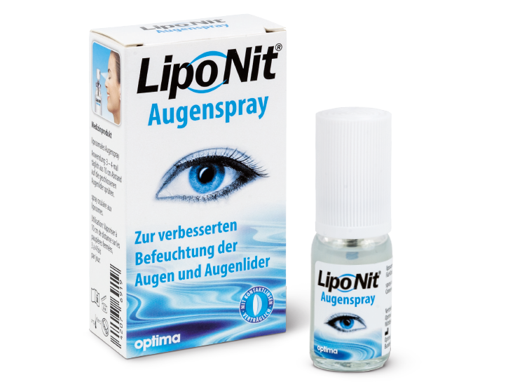 Packung LipoNit Augenspray