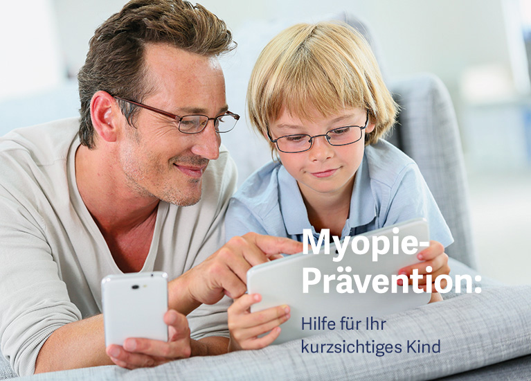 Kopp-Kirsamer - Slider klein Vater und Sohn am Tablet